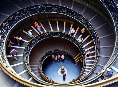 A Spiral Staircase - A Photo by Gabriel Gheorghe